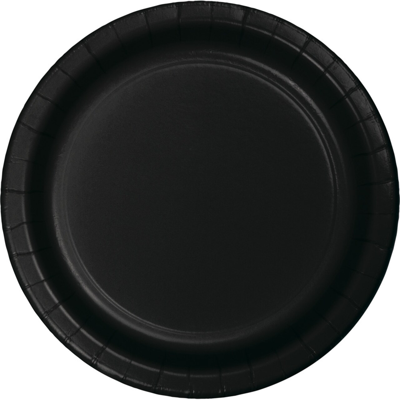 Party Central Disposable Paper Party Banquet Dinner Plates - 10" - Black - Club Pack of 240